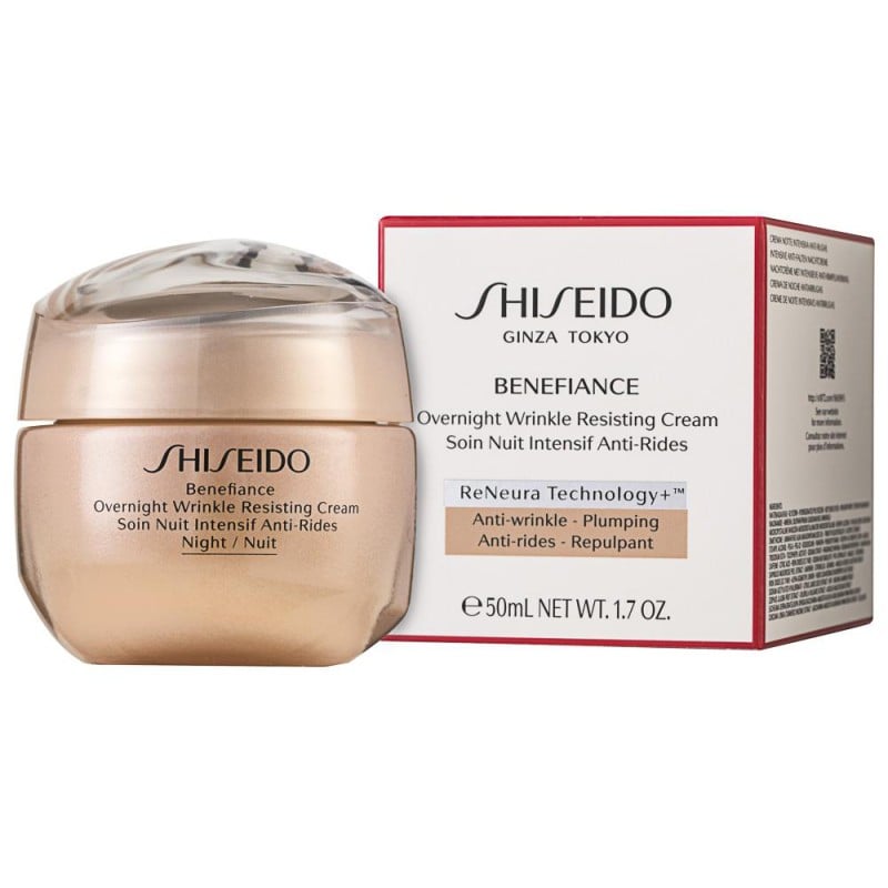 Shiseido Benefiance Overnight Wrinkle Resisting Cream Нощен крем против бръчки