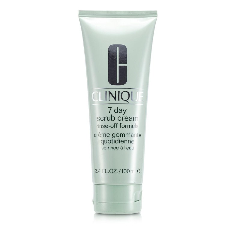 Clinique 7 Day Scrub Cream Rinse Off Formula Ексфолиант за лице без опаковка