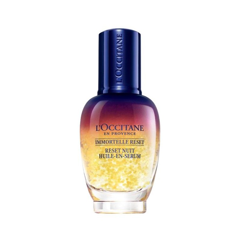 L`Occitane Immortelle Overnight Reset Oil-In Serum Двуфазен нощен серум за лице без опаковка