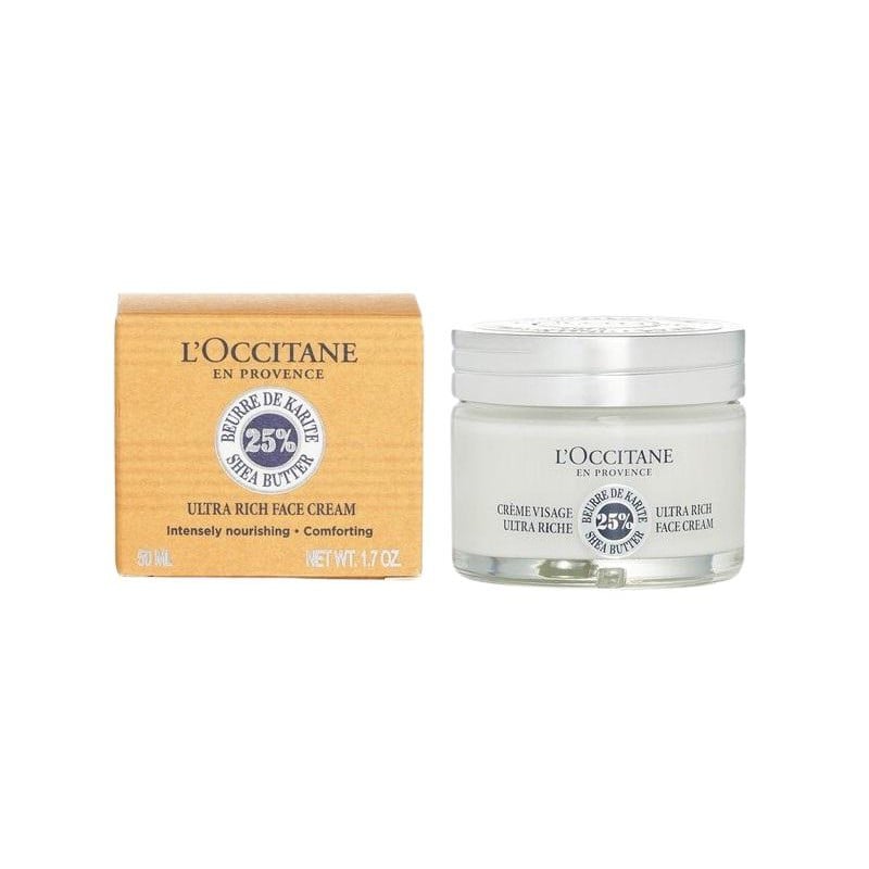 L`Occitane Ultra Rich Face Cream Силно подхранващ крем за лице с масло от ший без опаковка