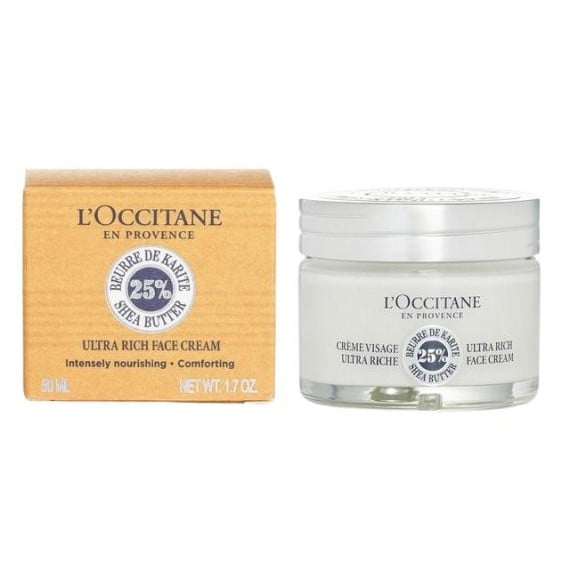 L`Occitane Ultra Rich Face Cream Силно подхранващ крем за лице с масло от ший без опаковка