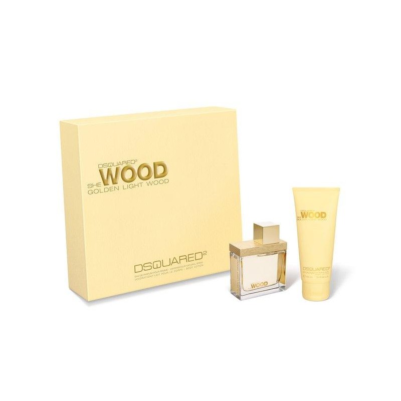 Dsquared She Wood Golden Light Дамски подаръчен комплект