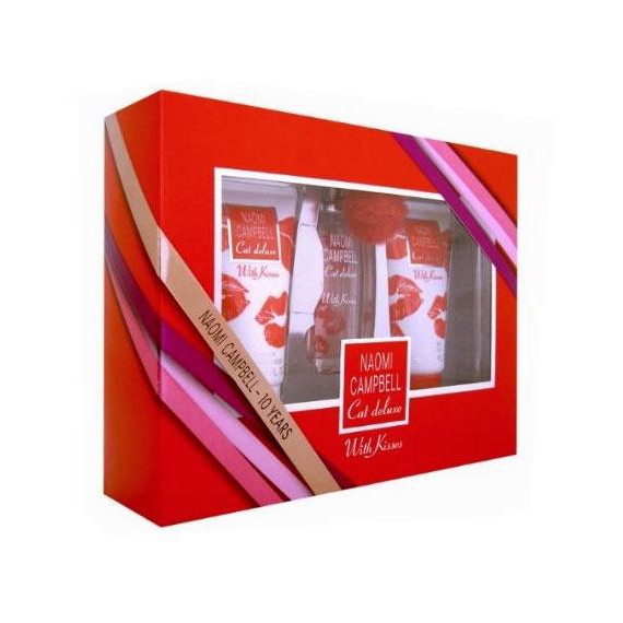 Naomi Campbell Cat Deluxe Kisses дамски подаръчен комплект