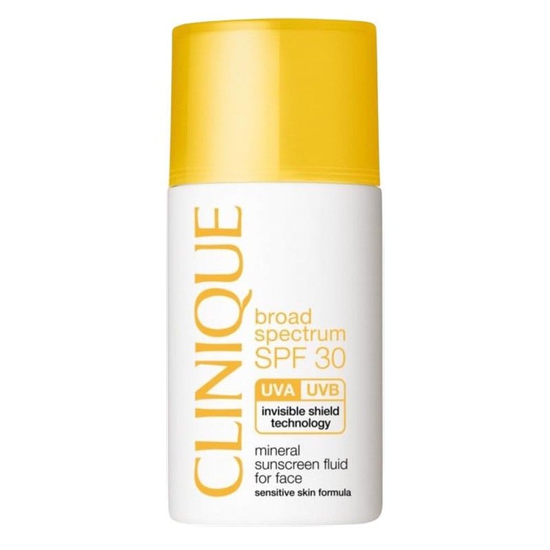 Clinique Mineral Sun Care Fluid SPF30 Слънцезащитен минерален флуид за лице без опаковка