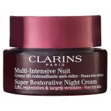 Clarins Super Restorative Night Cream Нощен крем против бръчки за зряла кожа за много суха кожа без опаковка