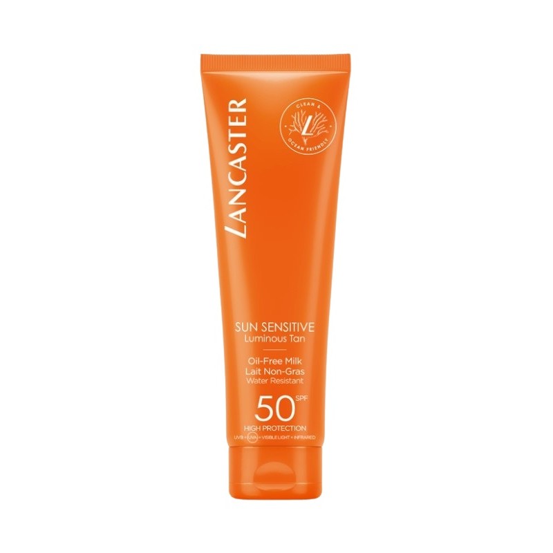 Lancaster Sun Sensitive Oil Free Body Milk SPF50 Мляко за тяло без опаковка