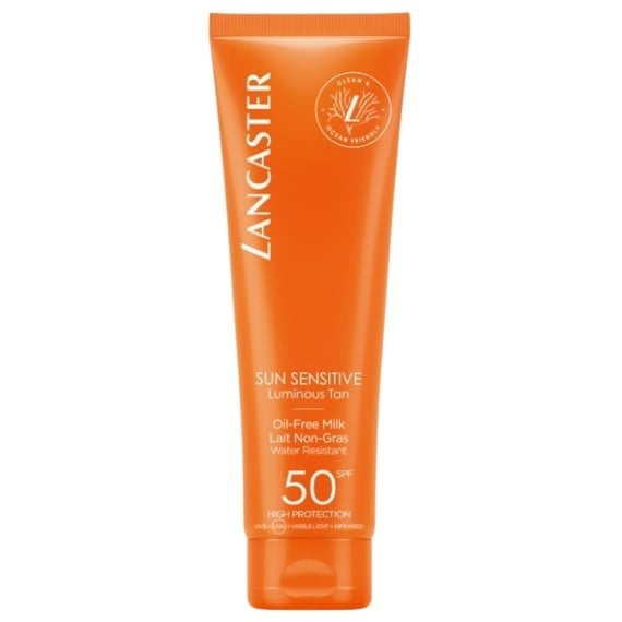 Lancaster Sun Sensitive Oil Free Body Milk SPF50 Мляко за тяло без опаковка