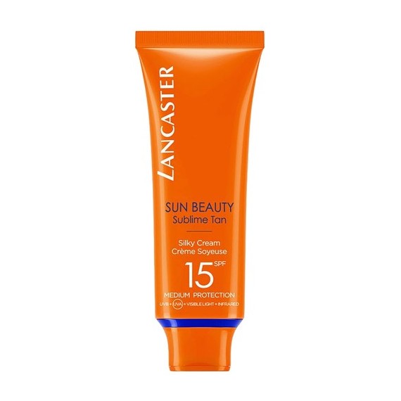 Lancaster Sun Beauty Face Silky SPF15 Слънцезащитен крем за лице без опаковка