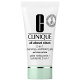 Clinique All About Clean 2 In 1 Cleansing + Exfoliating Jelly Измивен гел за лице