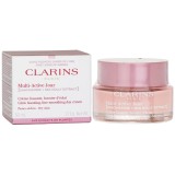 Clarins Multi Active day Cream Dry Skin NEW Formula Озаряващ изглаждащ бръчките крем за лице за суха кожа