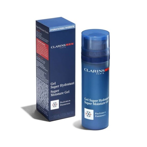 Clarins Men Super Moisture Gel Хидратиращ гел за лице