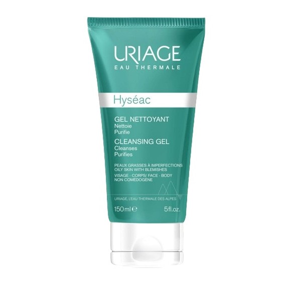 Uriage Hyseac Cleaning Gel Измиващ гел за лице за комбинирана и мазна кожа