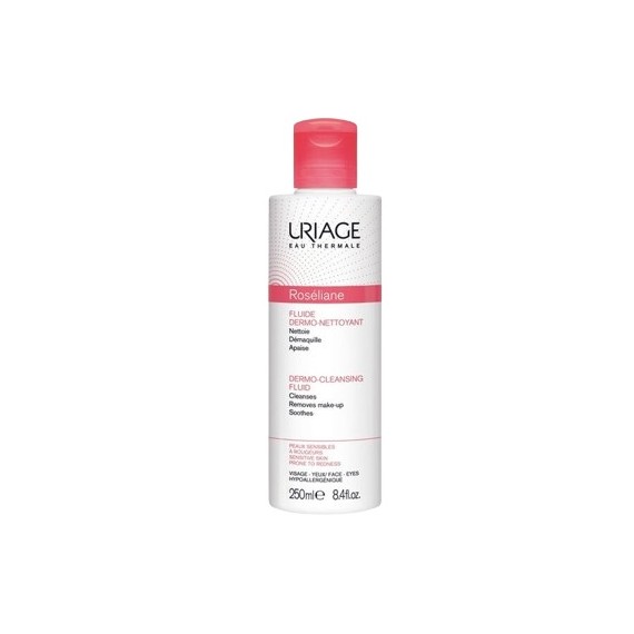 Uriage Roseliane Dermo Cleansing Fluid Почистващ флуид за чувствителна кожа