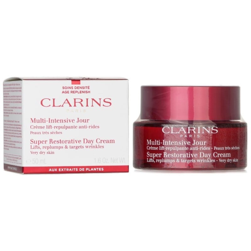 Clarins Super Restorative Day Cream Дневен крем против бръчки за зряла кожа за всеки тип кожа