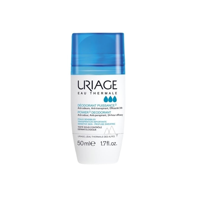 Uriage Power 3 Deodorant Roll On Дезодорант против изпотяване