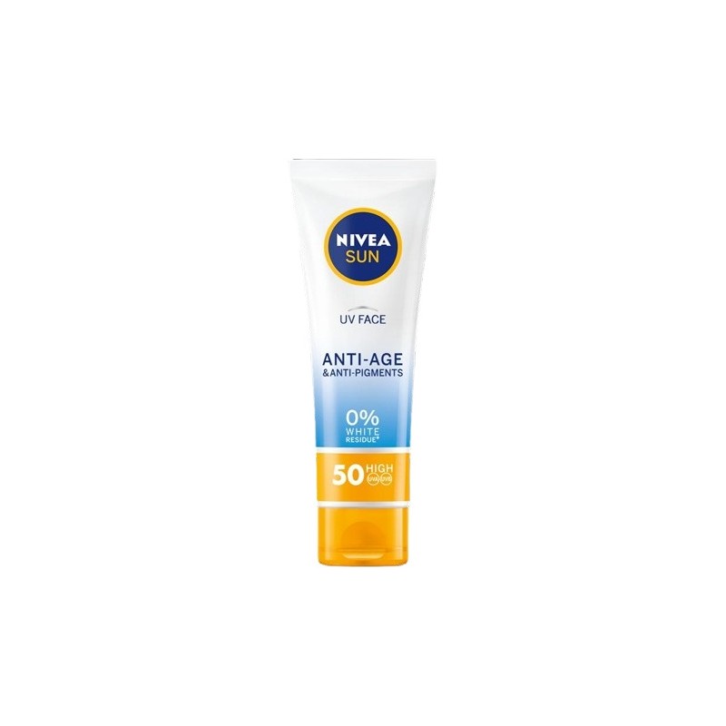 NIVEA Sun Слънцезащитен крем за лице против пигментация SPF 50+