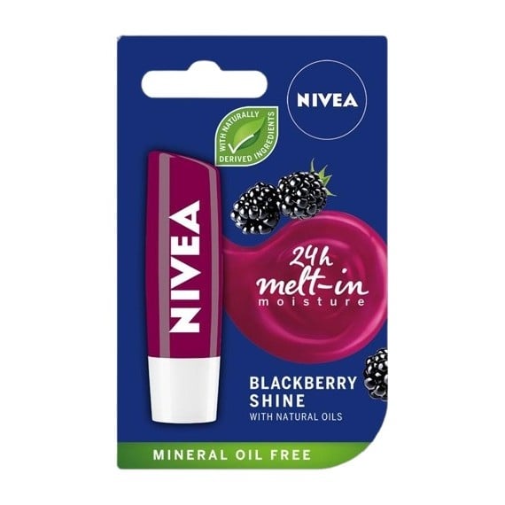 NIVEA Балсам за устни Blackberry Shine