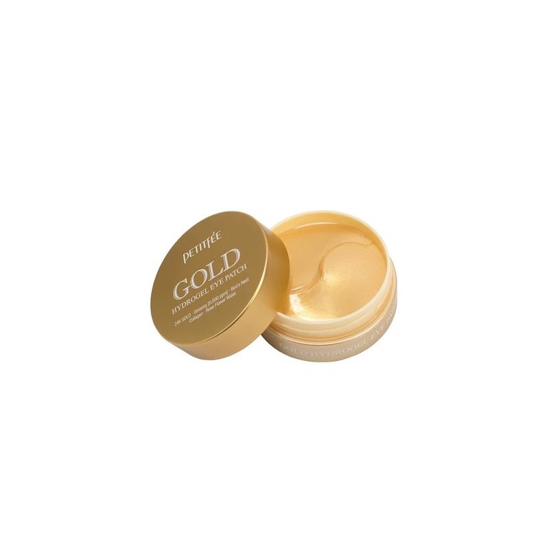 Petitfee GOLD Hydrogel Eye Patch, 60buc хидрогел пачове за очи със злато, 60 бр.