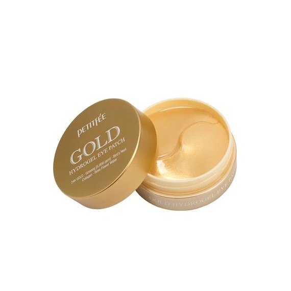 Petitfee GOLD Hydrogel Eye Patch, 60buc хидрогел пачове за очи със злато, 60 бр.