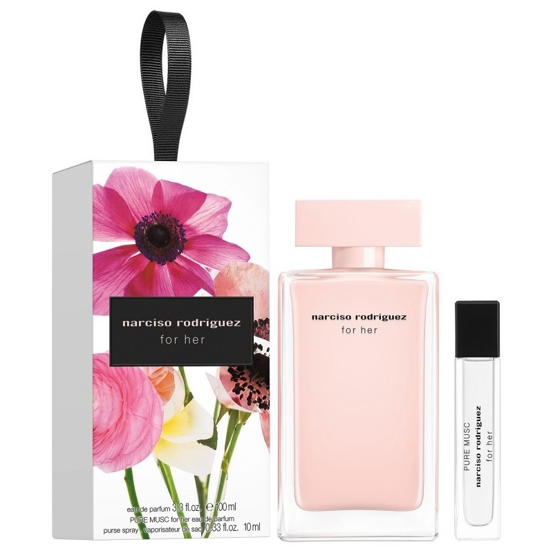 Narciso Rodriguez for Her с подарък миниатюра Narciso Rodriguez Pure Musc for Her