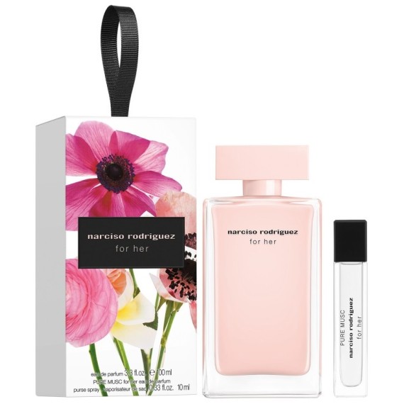 Narciso Rodriguez for Her с подарък миниатюра Narciso Rodriguez Pure Musc for Her