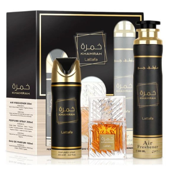 Lattafa Khamrah Унисекс подаръчен комплект