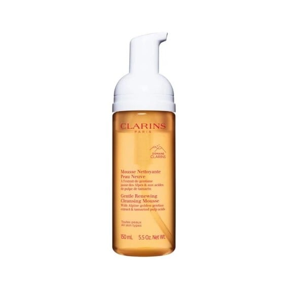 Clarins Gentle Renewing Cleansing Mousse Почистваща нежна пяна за всеки тип кожа