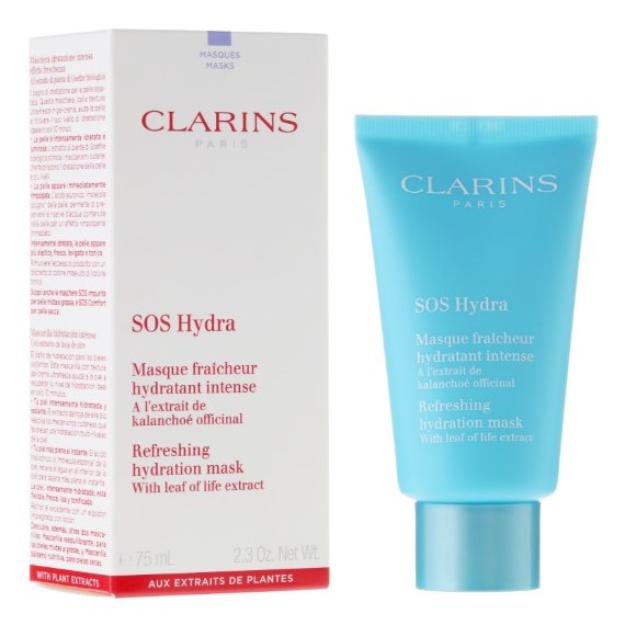 Clarins SOS Hydra Refreshing Hydration Mask Овлажняваща маска за лице