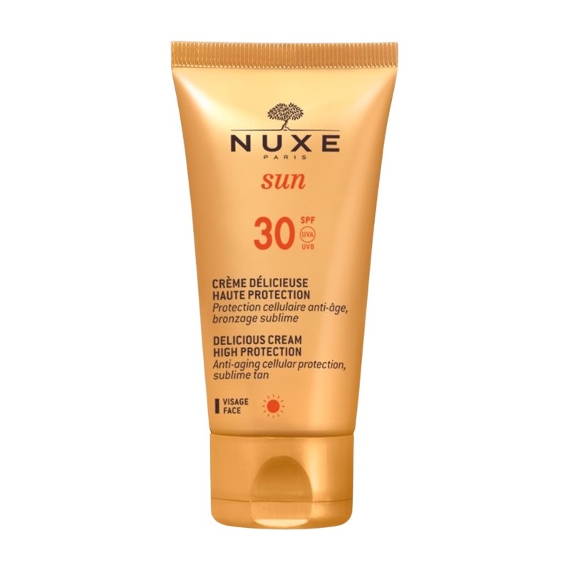 Nuxe Sun Delicious Cream High Protection SPF30 Слънцезащитен крем за лице