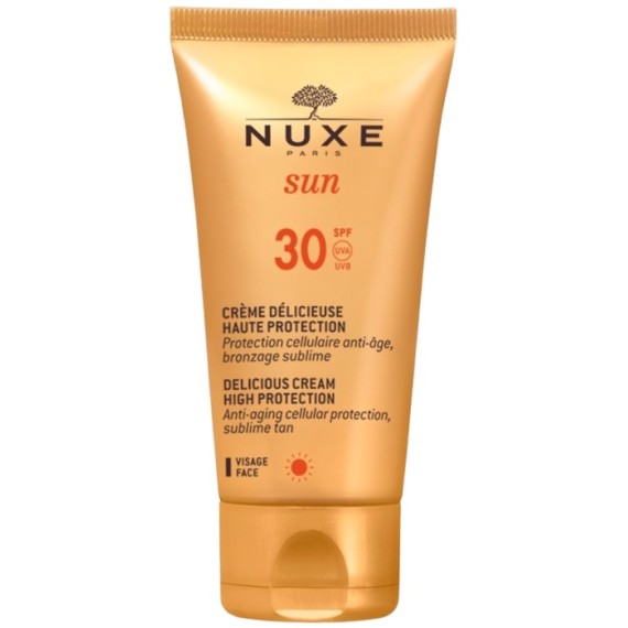 Nuxe Sun Delicious Cream High Protection SPF30 Слънцезащитен крем за лице