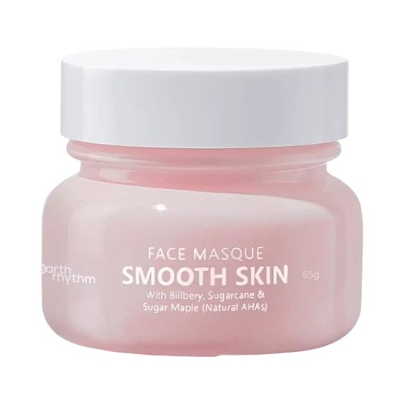 EARTH RHYTHM Smooth Skin Face Masque With Bilbery, Sugarcane & Sugar Maple Natural AHAs Маска за лице с киселини и каолин