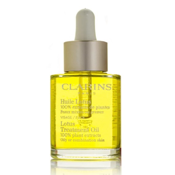 Clarins Lotus Face Treatment Oil for Oily and Combination Skin Подхранващо масло за лице без опаковка