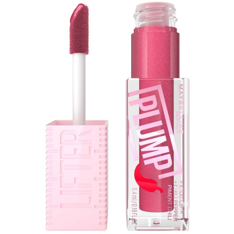 Maybelline New York Lifter Plump Обемен и хидратиращ гланц за устни, Размер 002 Mauve Bite