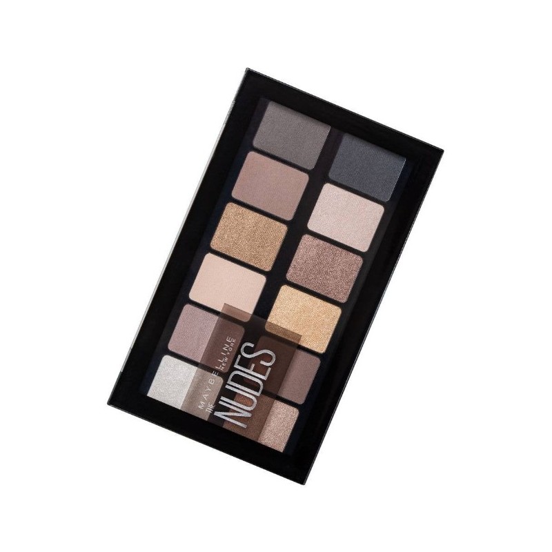 Maybelline New York Nude Eye Shadow Палитра сенки за очи, Размер  The Nudes Palette
