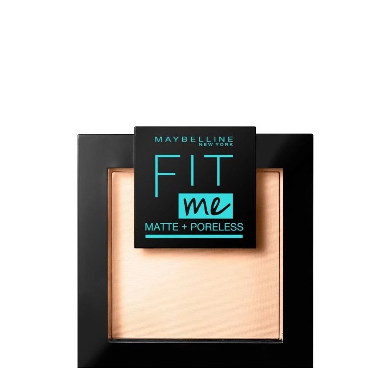 Maybelline New York Fit Me Matte & Poreless Компактна пудра за лице, Размер 120 Classic Ivory