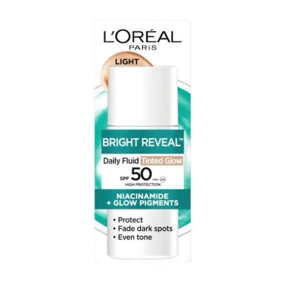 L'Oreal Paris Bright Reveal UV Tinted Флуид за лице
