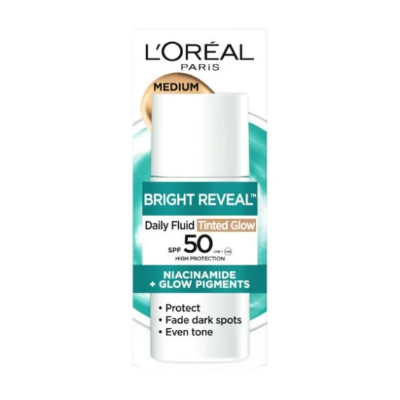 L'Oreal Paris Bright Reveal UV Tinted Флуид за лице