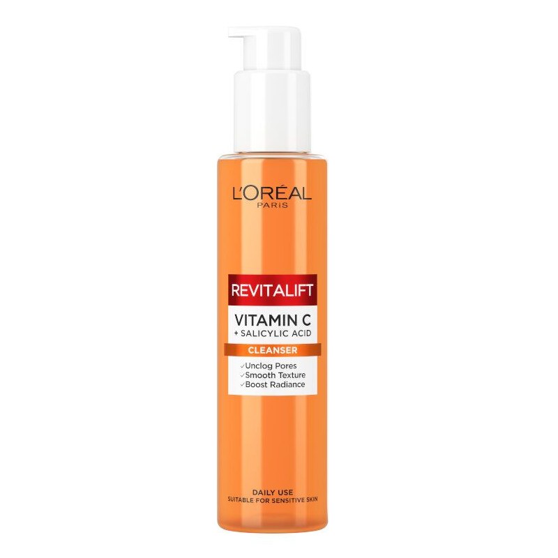 L'Oreal Paris Revitalift Cleanser Vitamin C Гел за почистване на лице