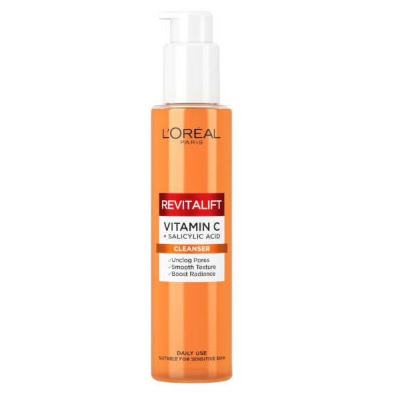 L'Oreal Paris Revitalift Cleanser Vitamin C Гел за почистване на лице