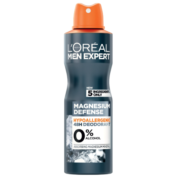 L'Oreal Paris Men Expert Magnesium Defense Дезодорант спрей за мъже