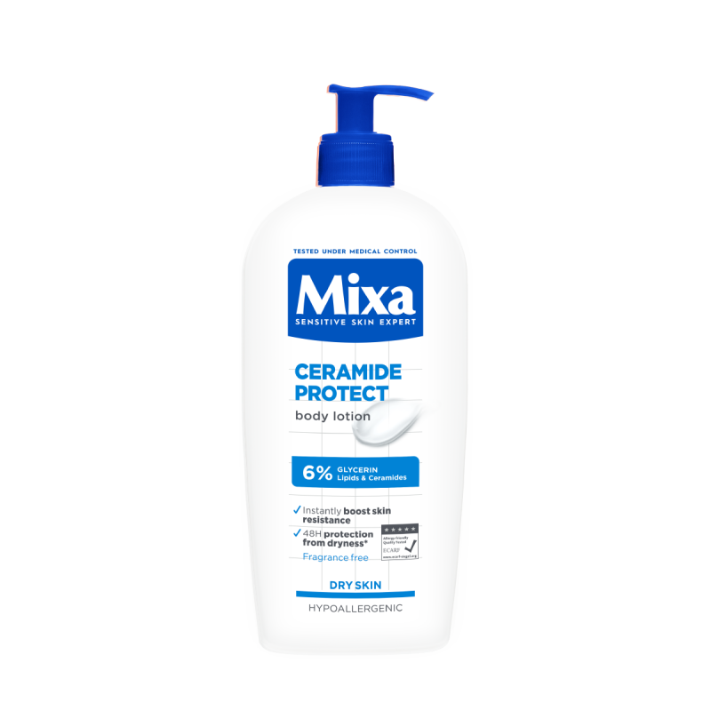Mixa Ceramide Protect Лосион за тяло за суха кожа, Размер 400 ml