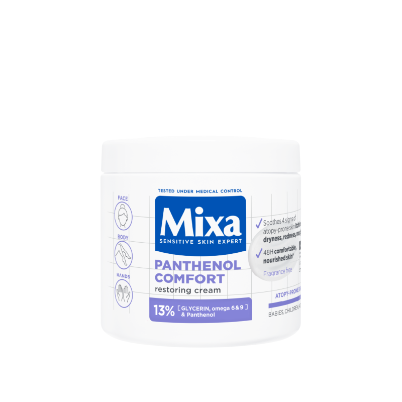 Мixa Panthenol Comfort крем за възстановяване на защитната бариера за кожа склонна към атопия