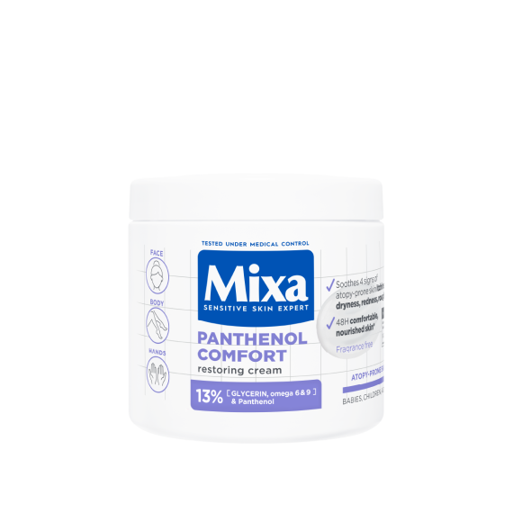 Мixa Panthenol Comfort крем за възстановяване на защитната бариера за кожа склонна към атопия