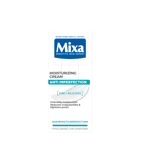 Mixa Хидратиращ крем за чувствителна кожа склонна към несъвършенства