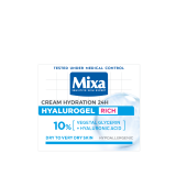 Mixa Hyalurogel Rich интензивна хидратираща грижа за суха и чувствителна кожа