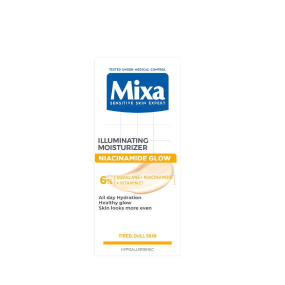 Mixa Niacinamide Glow хидратиращ крем