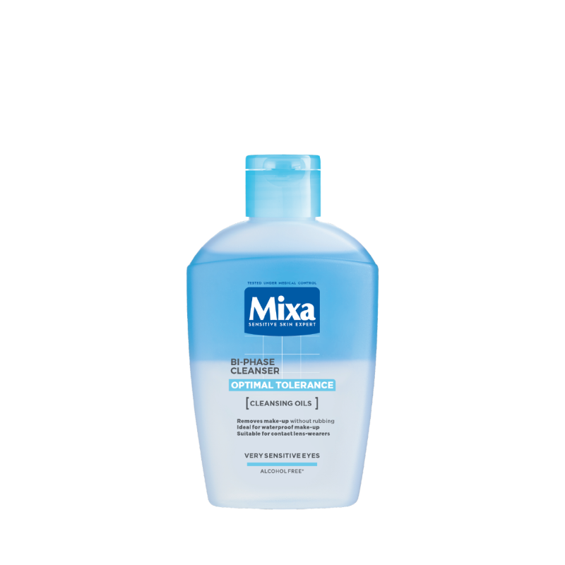 Mixa Optimal Tolerance Bi-Phase Cleanser Двуфазен почистващ лосион за лице, Размер 125 ml
