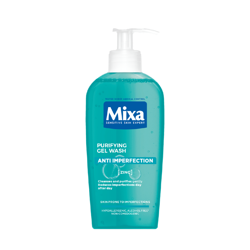 Mixa Anti-Imperfection Гел за проблемна кожа, Размер 200 ml