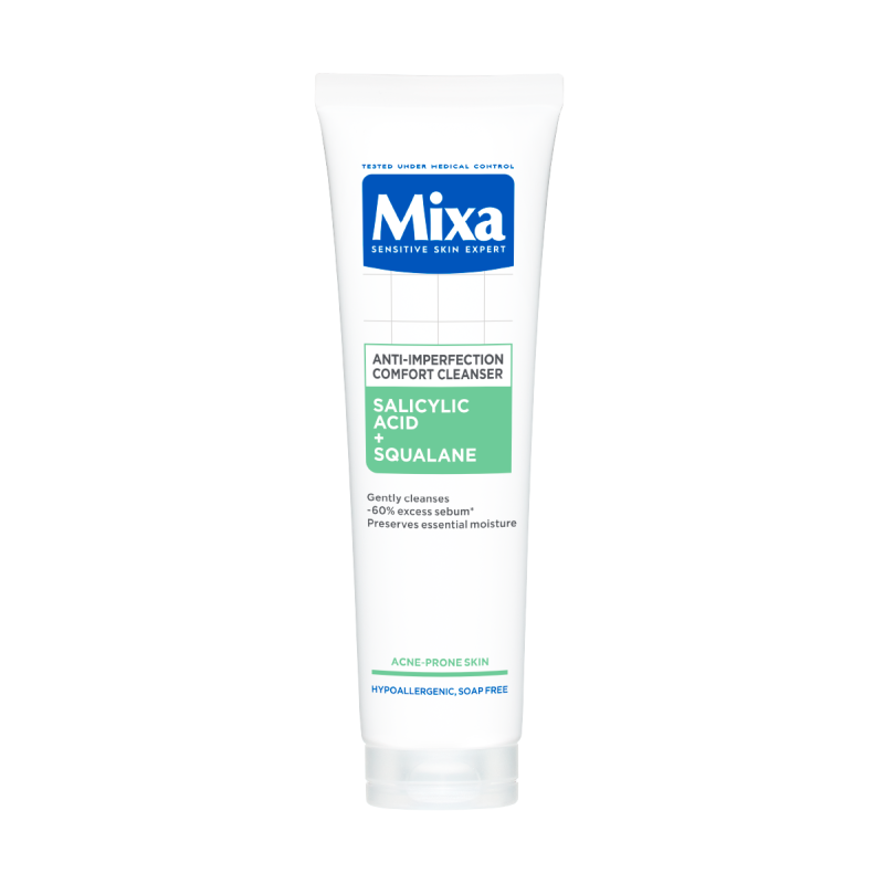 Mixa Anti Imperfection Почистващ гел за лице против несъвършенства