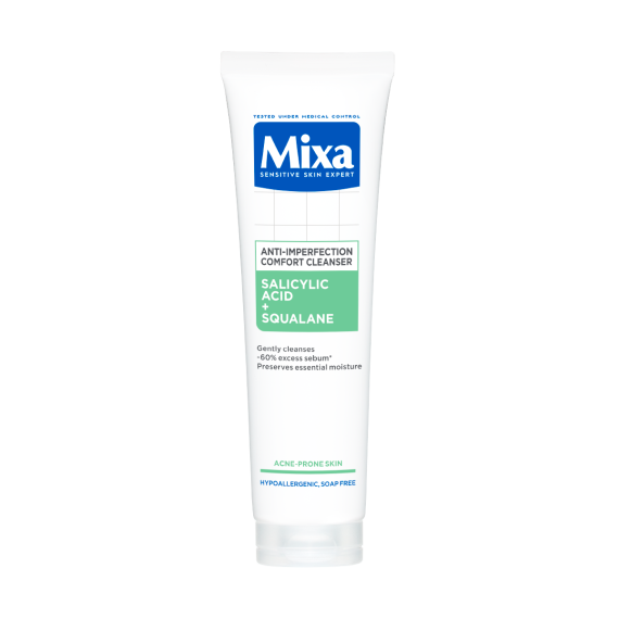Mixa Anti Imperfection Почистващ гел за лице против несъвършенства